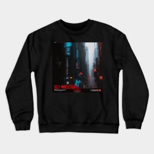 Vintage Cyberpunk City Crewneck Sweatshirt